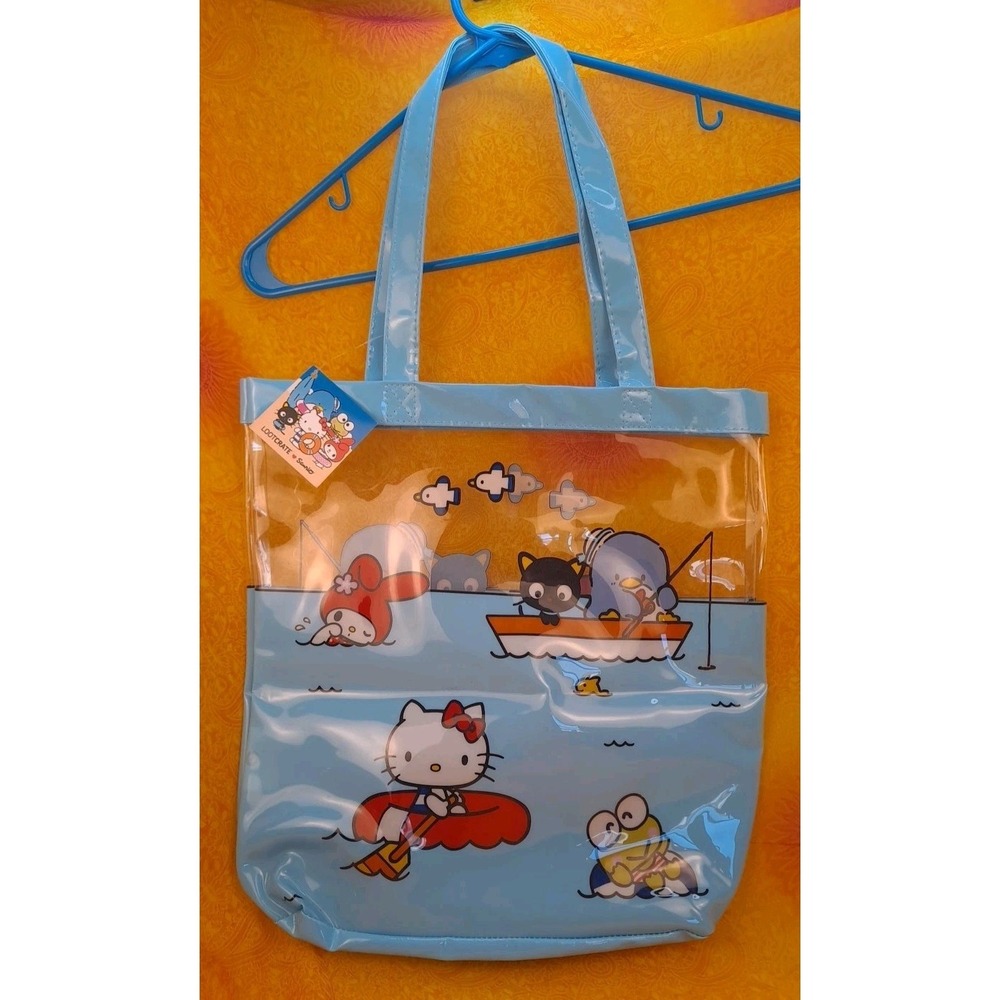 Loot Crate x Sanrio Limited Edition Hello Kitty And Friends Clear Tote Beach Bag